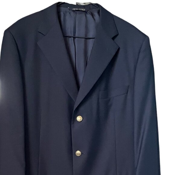 J.P. Tilford Samuelsohn Navy Blue Blazer. Excellent Condition. - Picture 3 of 16